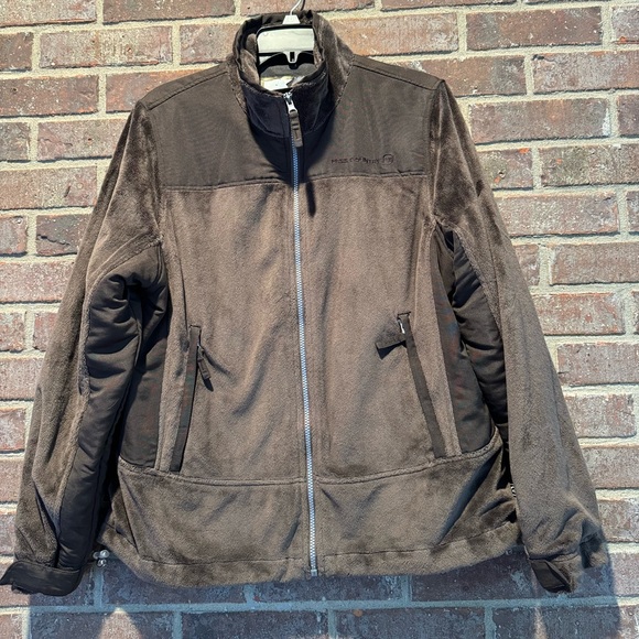 Free Country Jackets & Blazers - Free Country Brown Fleece Soft Zip Front Jacket Size XL